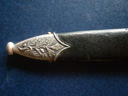 &quot; Pattern &quot;   SS Honor Dagger Scabbard