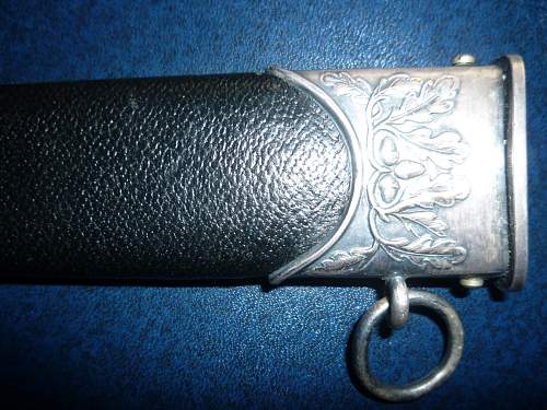 &quot; Pattern &quot;   SS Honor Dagger Scabbard