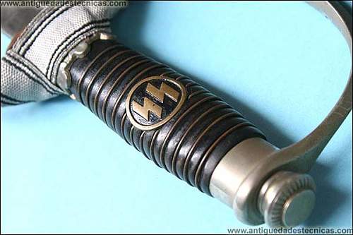 Special German SS sword located in Spain