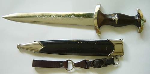 Named and researched 1933 pattern SS dagger