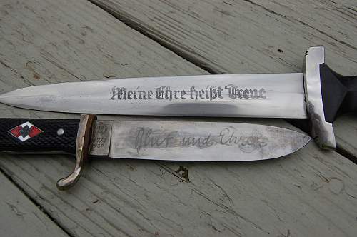 SS Dagger with Dual Maker Mark