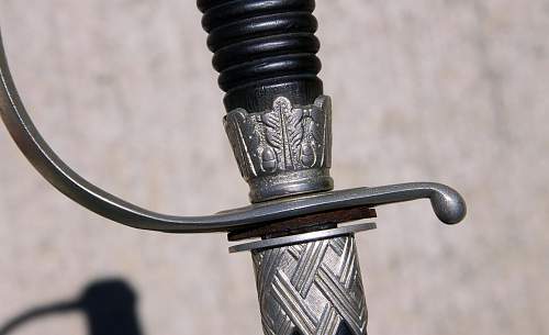 Unmarked Police NCO Sword