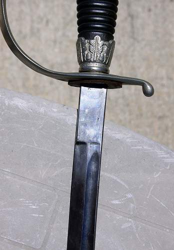 Unmarked Police NCO Sword