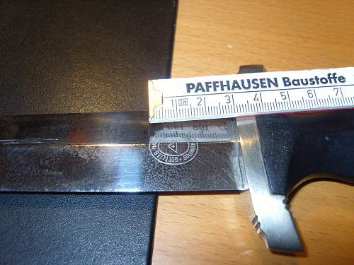 SS Dienstdolch 33 - Gotlieb Hammesfahr blade opinions