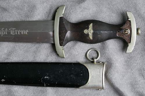 The dagger of SS Brigadeführer Dr. Hermann Haertel