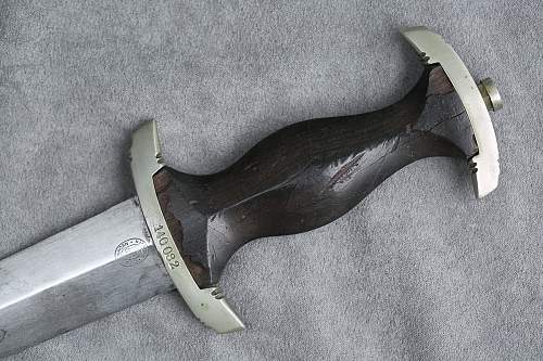 The dagger of SS Brigadeführer Dr. Hermann Haertel