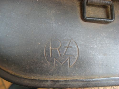 Rzm marking inside an ss helmet...