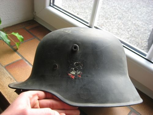 Rzm marking inside an ss helmet...