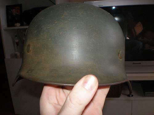 SS double decal Stahlhelm! I know