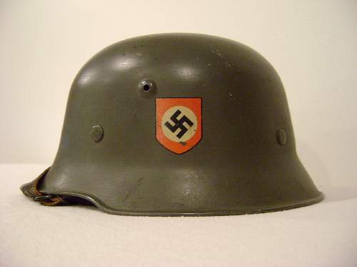 DD SS SD  Edelstahl M34 Medium Weight Helmet