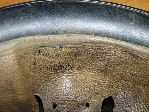 Need Help  -  SS helmet i picked up at a flea market in Belgium.  Assuming it is a fake.  Thanks