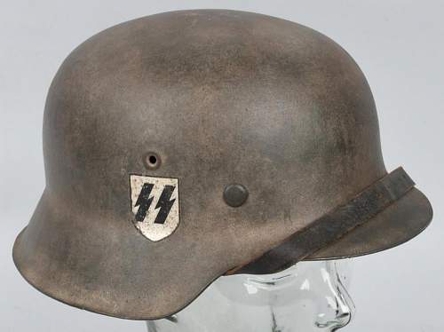 SS Helmet - EF M42 diamond in the rough or a repo?