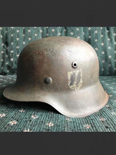 SS foreign volunteer relic helmet