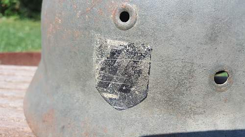 M40 ET 66 Lot Nr. 507.   Battle damage
