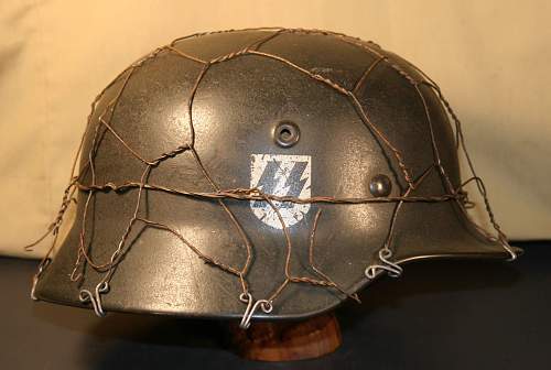SS Helmet-The Helmet is real but is the SS decal real?