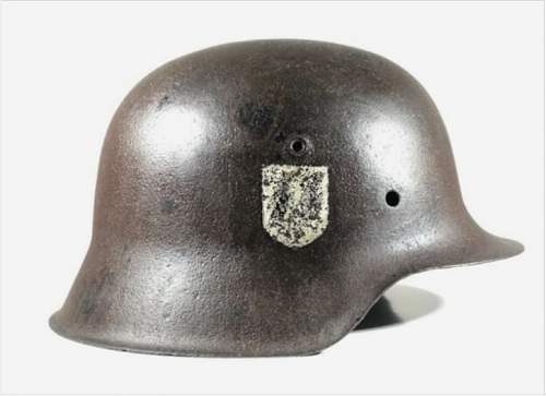 M42 SS helmet single decal