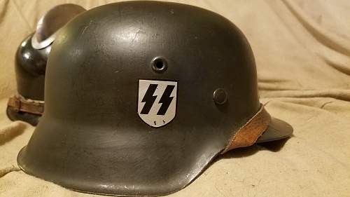 My Brothers SS helmet.