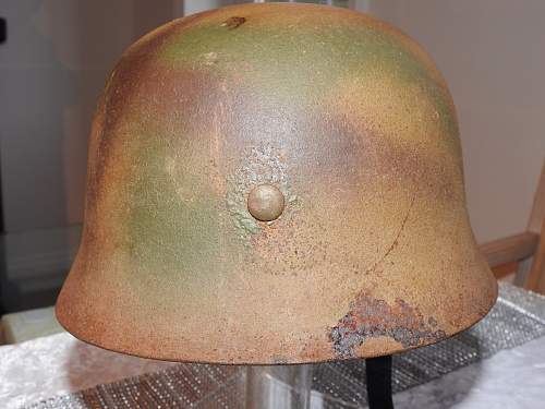 Help needed SS Normandy camo Helmet