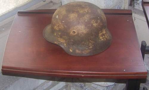 D-day camo SS helmet