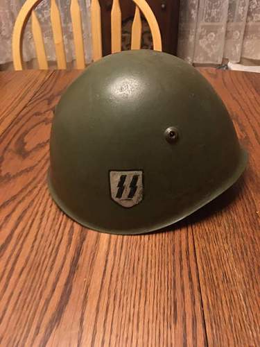 Who can tell me about this helmet - Italian SS