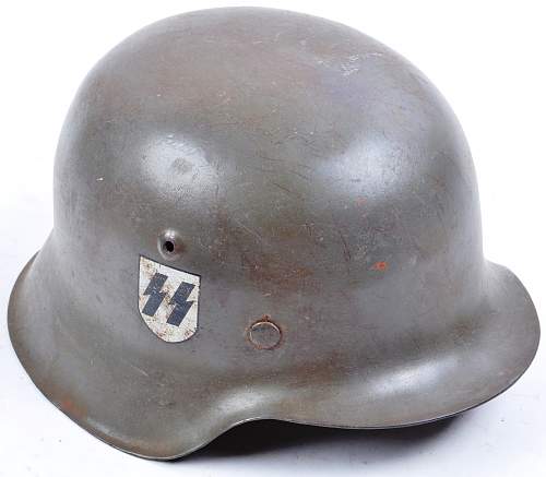 SS helmet up for auction 18 June