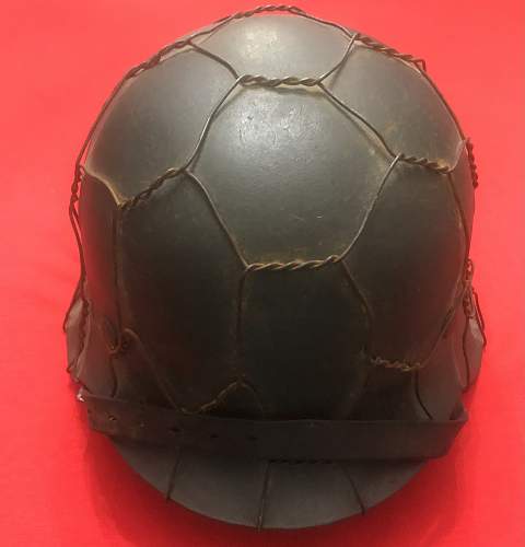 M42 ET 64  SS Helmet w/Chicken Wire