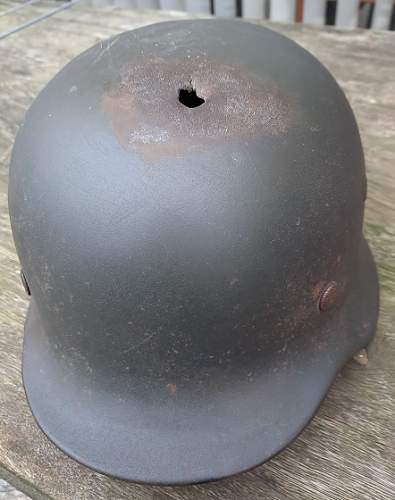 Not bullet proof M35 SS helmet : authentic ?