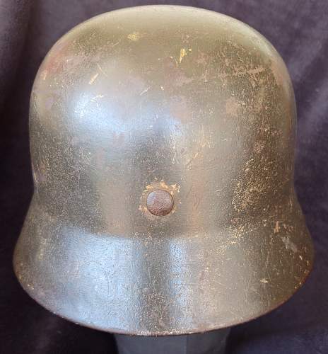 SS ET mod 40 HELMET AND A LATERAL PLANE TREE HELMET COVER