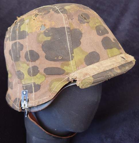 SS ET mod 40 HELMET AND A LATERAL PLANE TREE HELMET COVER