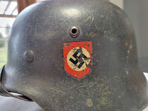 1935 WAFFEN SS &quot;DOUBLE DECAL&quot; M 35 Helmet!