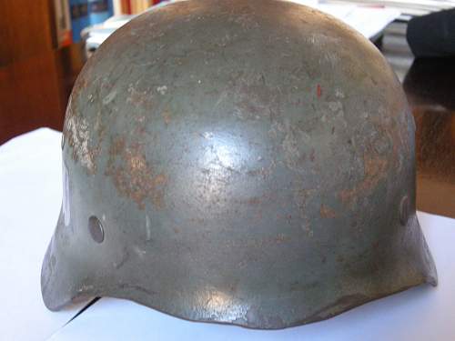 A curious SS helmet