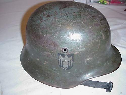 Strange ss helmet