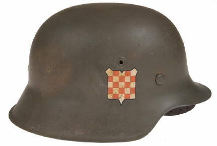 Croatian SS German Helmet?