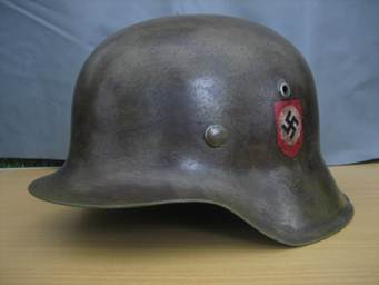 SS double decal M42 helmet