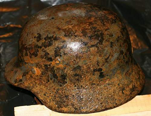 SS Steel helmets found in the bunker