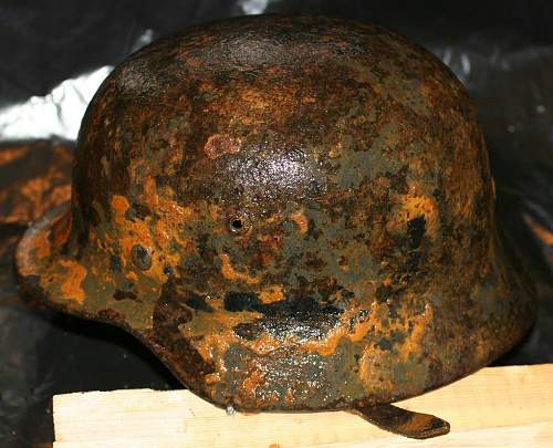 SS Steel helmets found in the bunker