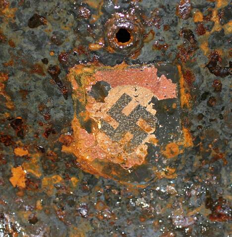 SS Steel helmets found in the bunker