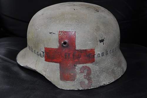 SS Hilfskrankenträger Helmet - Authentic? Value?