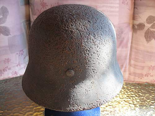 Original Waffen SS M40 helmet