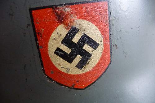 Waffen-SS M35 Double-Decal ET64 Helmet -- I Would Appreciate Any OPINIONS / COMMENTS