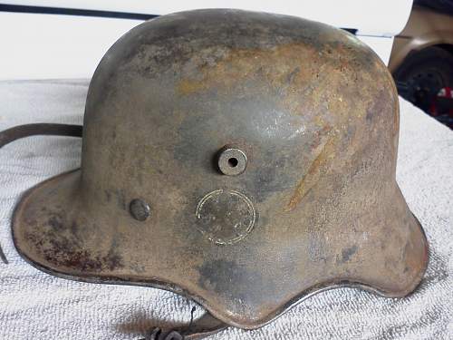M1918 Cut-out helmet with early runes