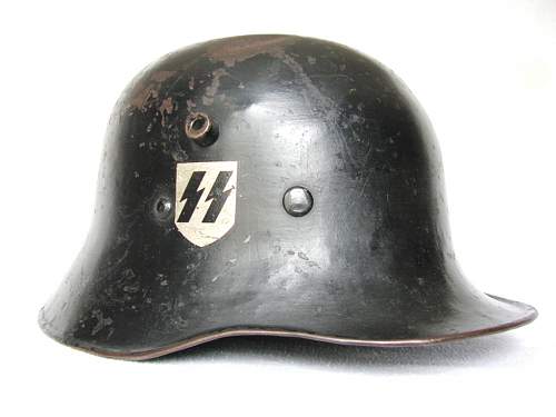 DD Allgemeine SS Helmet - Droopbill Style Shell