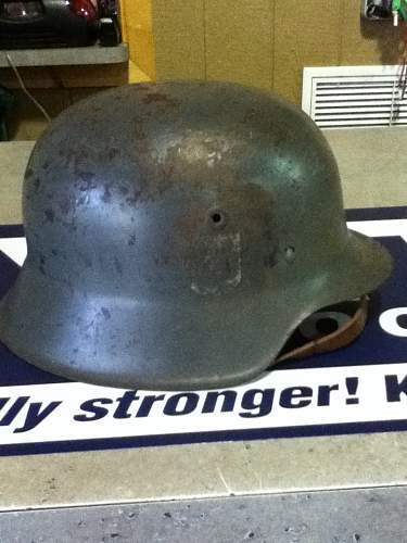 German helmet find