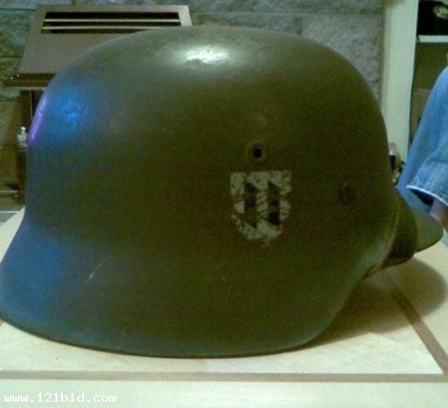 WW2 Croatian ss helmet. Buy the item not the story