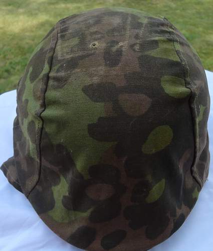 Waffen SS first model helmet cover