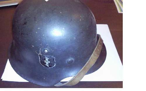 Dutch SS volunteer helmet real
