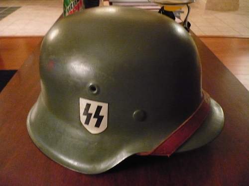 SS german steel helmet