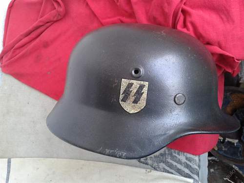 fake waffen ss stahlhelm