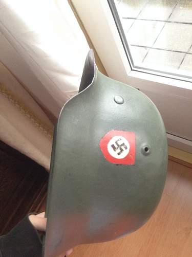 German nazi helmet (Fake or real?)