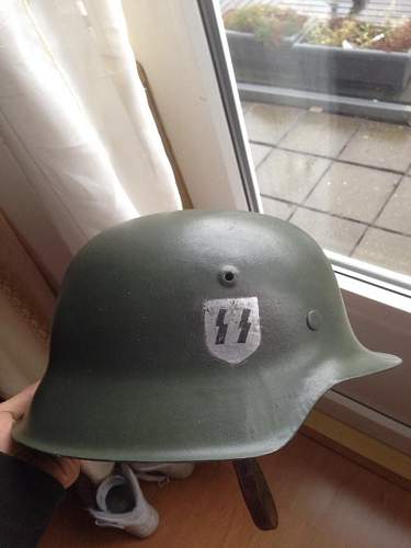 German nazi helmet (Fake or real?)